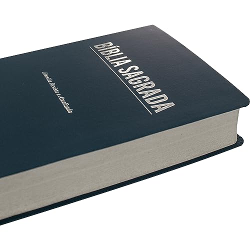Bíblia Sagrada ARA, Letra Gigante — Capa Couro Sintético Azul
