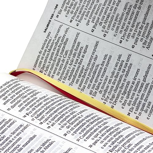 Bíblia Sagrada ARA, Letra Gigante, com Índice — Capa Couro Sintético Preta Nobre