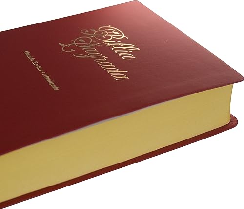 Bíblia Sagrada ARA para Mulher, Letra Gigante — Capa Couro Sintético Vermelha
