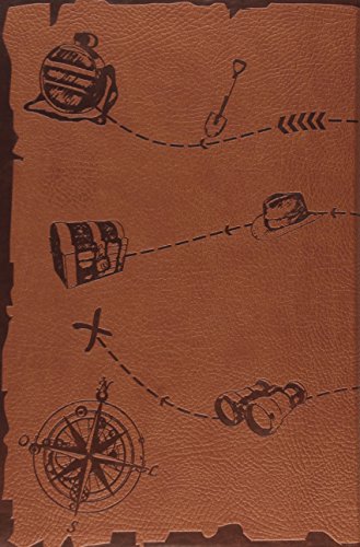 Bíblia das Descobertas para Adolescentes NTLH, Letra Regular, com Mapa — Capa Couro Sintético Marrom