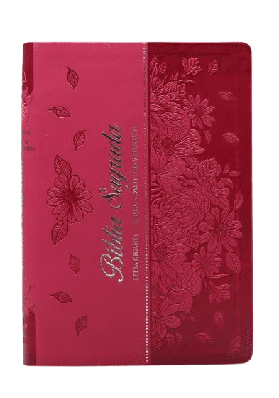 Bíblia Sagrada ARC Letra Gigante — Capa Rosa Pink com Índice