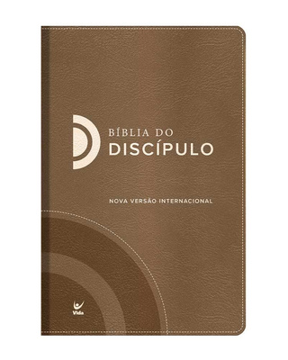 Bíblia do Discípulo NVI Luxo — Capa Marrom